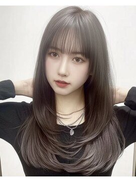 hum 立川【ハム】髪質改善・酸性ストレート・縮毛矯正 ココアベージュ/オリーブグレー/小顔/黒髪[立川/髪質改善]