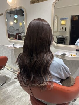 ブラウンカラー イヤリングカラー