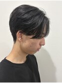 MEN’S HAIRセンターパートスパイラルパーマニュアンスパーマ