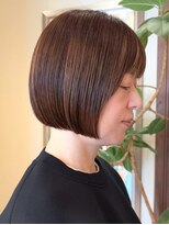 ビュートリアム265(BEAUTRIUM 265) ★大人の切りっぱなしボブ/前髪あり細めハイライト/銀座40代50代