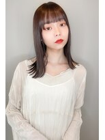ヘアメイクアモーレ 光の森店(Hair Make Amore) 髪質改善ストレート×アールグレイベージュ