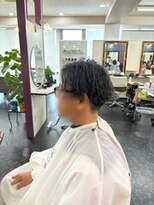 アイズ 海老名(AIZU)&nbsp;ソフトツイスパMIX 　スパイラルパーマ　波巻きパーマ　メンズ