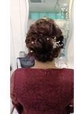 【ヘアセット】ふんわりシニヨン