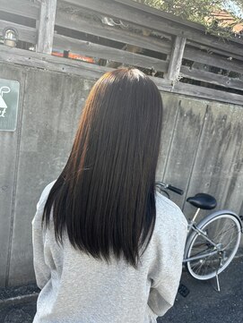 テントヘアー(tent hair) ブラウンカラー