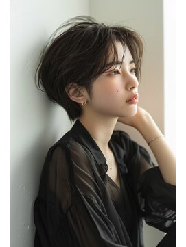 クート 東川口(ku-to) ハンサムショート×センターパート×東川口