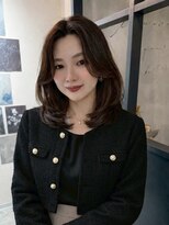 エトワ 中央店(etoi)&nbsp;大分ミディアムボブレイヤー軽め韓国レイヤーくびれスタイル