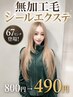 ◆スーパーロング無加工毛◆シールエクステ67センチ40本