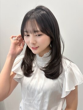 コアレス キョウト(COALESS kyoto) 韓国ヘア/レイヤーカット/レイヤー/顔まわりカット/前髪カット