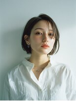 ココ(qoqo) 大人ボブ 大人ショート 顔周りカット 切りっぱなしボブ