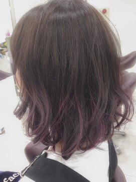 ブルーフェーセス 表参道(blue faces) 『bluefaces』ラベンダーポイントハイライト