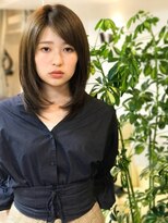 クート(ku-to+)&nbsp;【ku-to+】ストレートツヤ小顔ミディアム×ノームコア