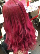 ヘアーデザイン リマ(Hair Design Lima) 『Lima』外国人風ピンクレッドカラー