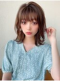 ロブは無造作パーマとオリーブベージュで☆錦糸町
