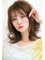 オレンジクラッカー(Orange Cracker)&nbsp;エアリーなひし形ミディアムレイヤー