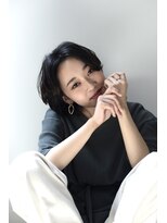 シアン(CYAN)&nbsp;【センターパート×ナチュラルショートウルフ】担当 中野れお