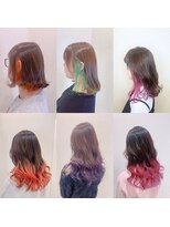 リー ルーチェ 布施(Lee Luce)&nbsp;毛先カラー