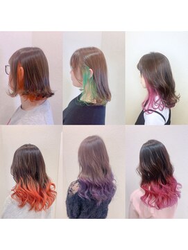 リー ルーチェ 布施(Lee Luce) 毛先カラー