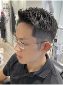 30代40代髪型日本橋フェードビジネスマンベリーショートスタイル