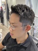30代40代髪型日本橋フェードビジネスマンベリーショートスタイル