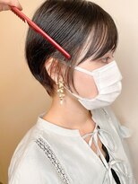 フォト 新宿(foto)&nbsp;【宮森】小顔ショート×インナーカラー