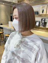 アイティー バイ アルバム 中野店(IT by ALBUM)&nbsp;グレージュボブ_アースカラーくびれヘアツートンカラー_ba378071