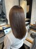 柔らかい艶感♪カット+ダメージレス縮毛矯正+イルミナカラー￥25350→￥18850