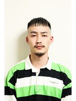 レンゲン(LENGEN)&nbsp;メンズかき上げニュアンスマッシュサイドパート韓国マッシュ