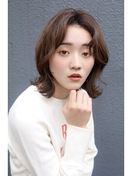 ブゾン(buZon) 【buZon ブゾン】外ハネボブ☆センターパート