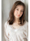 ココアベージュくせ毛風キレイめカジュアルZ戸頭20代30代40代