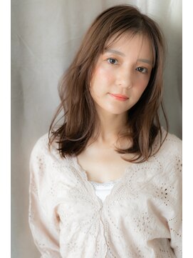 カバーヘア イヴ 戸頭店(COVER HAIR EVE) ココアベージュくせ毛風キレイめカジュアルZ戸頭20代30代40代