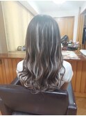 エクステ シルバーメッシュ