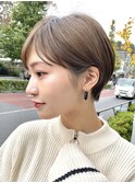 30代40代大人女性/前髪ありショートボブ/ショートヘア/髪質改善