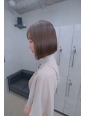 髪質改善　シアンベージュ