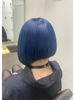 ユウル 横浜(juhl.)&nbsp;ブリーチくすみブルーダブルカラーケアブリーチハイトーン横浜駅