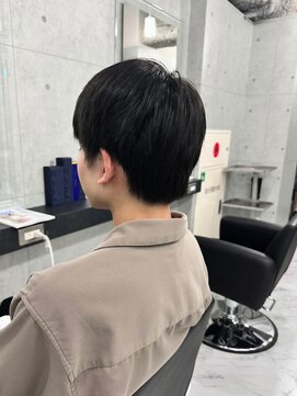 エンディアリング 東銀座(Endearing) 東銀座/アッシュ/ブラック/カルマパーマ/ベリーショート