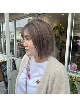 アルマヘアー(Alma hair by murasaki) ◎ダブルカラーのシアベージュカラー◎