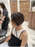 白髪ぼかしハイライト