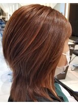 ミック ヘアアンドメイクアップ 高田店(miq Hair&Make up)&nbsp;大人のウルフカット/小顔ウルフレイヤー/くびれミディアム