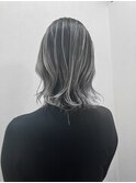 イメチェンシルバーバレイヤージュ｜葛西縮毛矯正｜葛西髪質改善