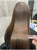 チョコレートアッシュ×髪質改善