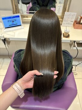 ハピネス 河原町店(Happiness) 髪質改善 レイヤーカット ベージュ グレージュ 20代 30代 40代