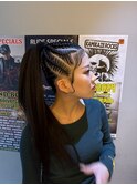 【RITZY】Up cornrow 