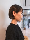 乾かすだけでまとまるボブ