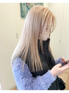 モリオフロムロンドン 大宮店(morio from London) 【morio坪井】ケアブリーチ ×ホワイトブロンド