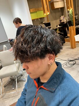 エヌアンドエー 草加店(N&A) 相性のいいツイストスパイラル×マッシュ×メッシュカラー