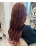 【ブリーチなし艶髪Wカラー】カシスピンク☆吉祥寺