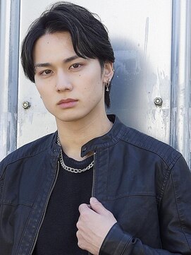 トルネード(TORNADO) センターパート アップバング メンズショート かきあげ A0324