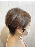 筋感たっぷりスッキリと短めハンサムショート♪