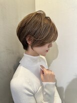 ロンドエニカ 大宮(Lond enika)&nbsp;イメチェン外ハネボブ美髪ワイドバングレイヤーショート/大宮
