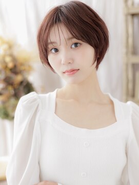 カバーヘア ブリス 戸田公園西口店(COVER HAIR bliss) チェリーレッド前下がりウルフショートa戸田公園20代30代40代